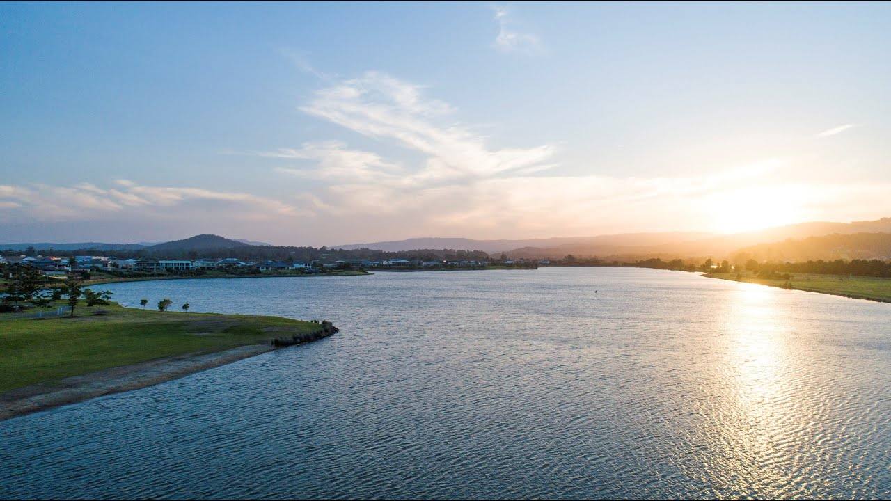 Aerial view of Regatta Waters on the Gold Coast